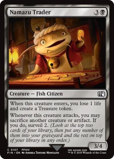 Namazu Trader FIN #107 (Near Mint Common) Magic: The Gathering: FINAL FANTASY