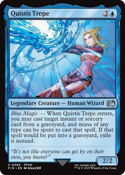 Quistis Trepe Foil FIN #66 (Near Mint Uncommon) Magic: The Gathering: FINAL FANTASY