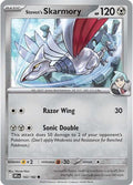 Stevens Skarmory Reverse Holofoil DRI #142/182 (Near Mint Common) Pokemon: SV10: Destined Rivals