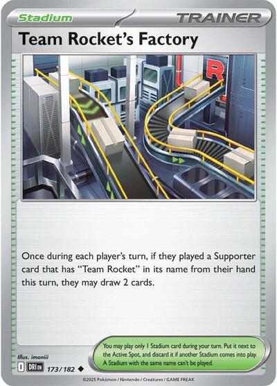 Team Rockets Factory SV10: Destined Rivals DRI #173/182 (Uncommon) Pokemon:
