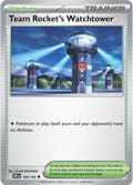 Team Rockets Watchtower Reverse Holofoil DRI #180/182 (Near Mint Uncommon) Pokemon: SV10: Destined Rivals
