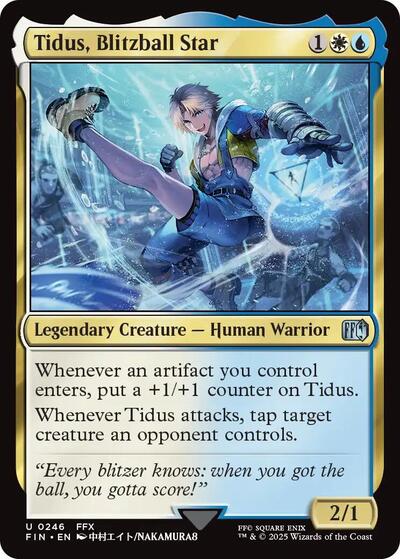 Tidus Blitzball Star FIN #246 (Near Mint Uncommon) Magic: The Gathering: FINAL FANTASY