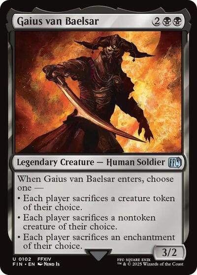 Gaius van Baelsar FINAL FANTASY FIN #102 (Uncommon) Magic: The Gathering: