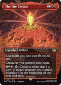 The Fire Crystal Borderless Foil FIN #337 (Near Mint Rare) Magic: The Gathering: FINAL FANTASY