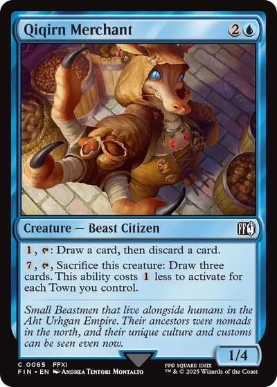Qiqirn Merchant FIN #65 (Near Mint Common) Magic: The Gathering: FINAL FANTASY