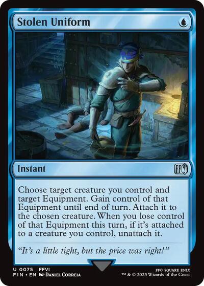 Stolen Uniform FIN #75 (Near Mint Uncommon) Magic: The Gathering: FINAL FANTASY