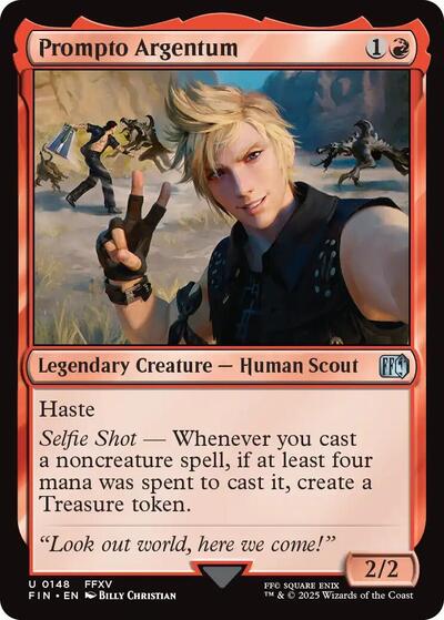 Prompto Argentum FIN #148 (Near Mint Uncommon) Magic: The Gathering: FINAL FANTASY