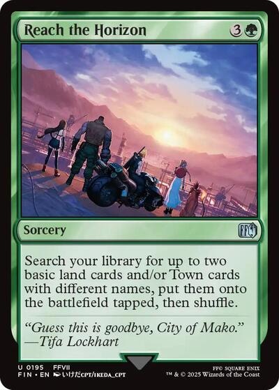 Reach the Horizon FINAL FANTASY FIN #195 (Uncommon) Magic: The Gathering: