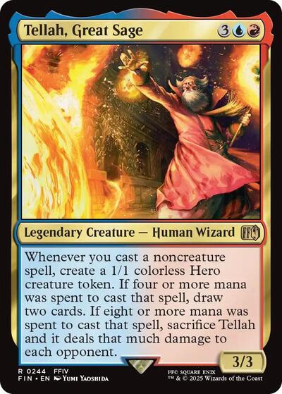 Tellah, Great Sage FIN #244 (Near Mint Rare) Magic: The Gathering: FINAL FANTASY