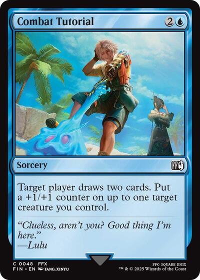 Combat Tutorial FIN #48 (Near Mint Common) Magic: The Gathering: FINAL FANTASY
