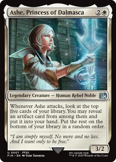 Ashe, Princess of Dalmasca Foil FIN #7 (Near Mint Uncommon) Magic: The Gathering: FINAL FANTASY