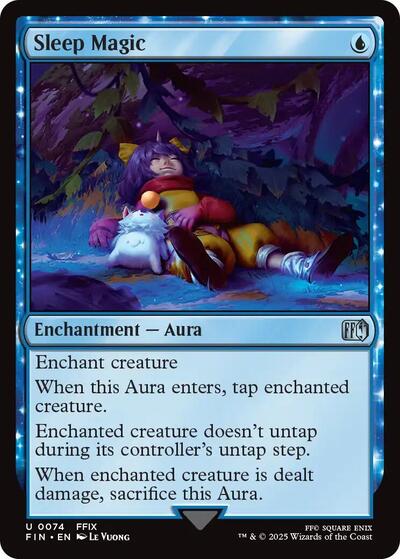 Sleep Magic FIN #74 (Near Mint Uncommon) Magic: The Gathering: FINAL FANTASY