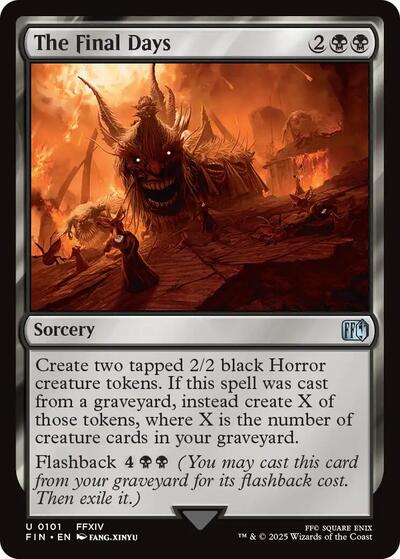 The Final Days FINAL FANTASY FIN #101 (Uncommon) Magic: The Gathering: