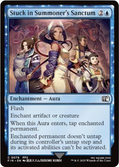 Stuck in Summoners Sanctum FIN #76 (Near Mint Common) Magic: The Gathering: FINAL FANTASY