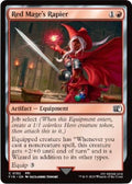 Red Mages Rapier FIN #152 (Near Mint Common) Magic: The Gathering: FINAL FANTASY