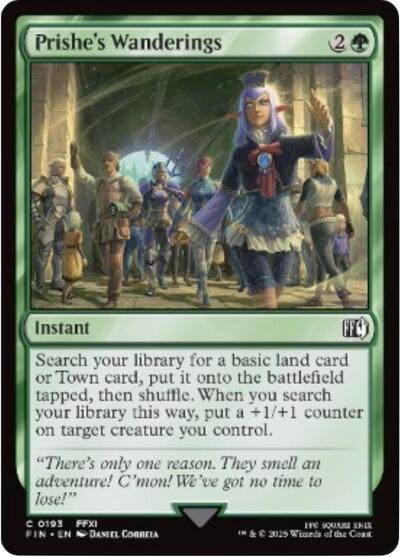 Prishes Wanderings FIN #193 (Near Mint Common) Magic: The Gathering: FINAL FANTASY