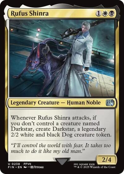 Rufus Shinra FINAL FANTASY FIN #238 (Uncommon) Magic: The Gathering: