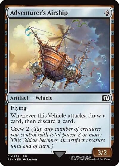 Adventurers Airship FIN #252 (Near Mint Common) Magic: The Gathering: FINAL FANTASY
