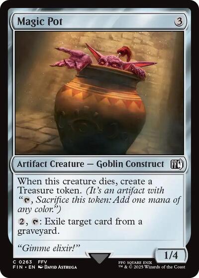 Magic Pot FIN #263 (Near Mint Common) Magic: The Gathering: FINAL FANTASY
