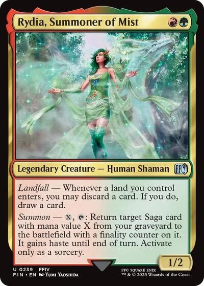 Rydia, Summoner of Mist FINAL FANTASY FIN #239 (Uncommon) Magic: The Gathering: