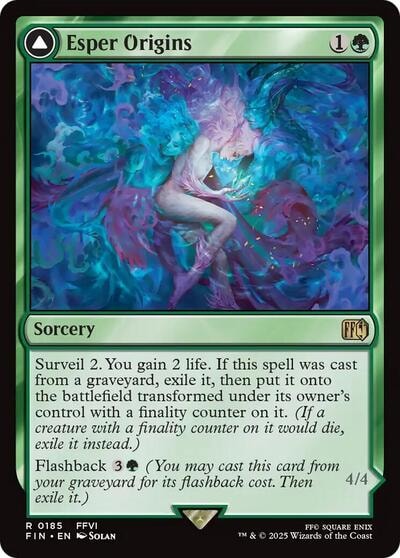 Esper Origins FIN #185 (Near Mint Rare) Magic: The Gathering: FINAL FANTASY