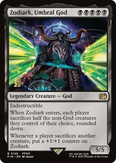 Zodiark, Umbral God Foil PRE #128 (Near Mint Rare) Magic: The Gathering: Prerelease Cards