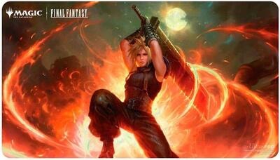FINAL FANTASY Playmat for Magic The Gathering Commander Cloud Ex SOLDIER (Unopened Double Rare) Playmats: Ultra Pro Playmats