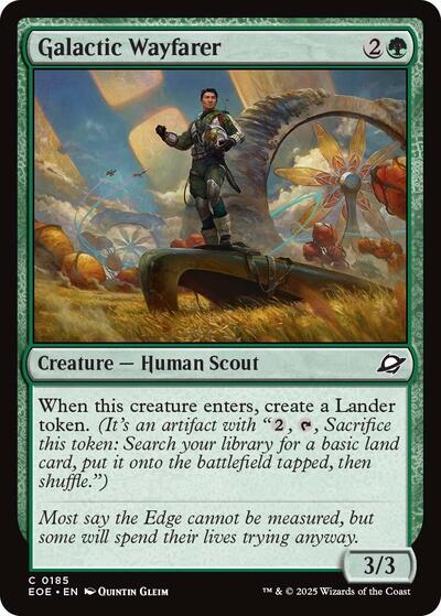 Galactic Wayfarer EOE #185 (Near Mint Common) Magic: The Gathering: Edge of Eternities