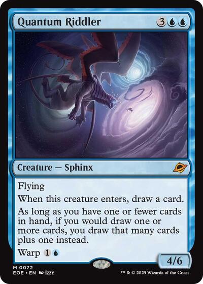 Quantum Riddler EOE #72 (Near Mint Mythic Rare) Magic: The Gathering: Edge of Eternities
