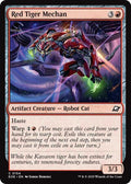Red Tiger Mechan EOE #154 (Near Mint Common) Magic: The Gathering: Edge of Eternities