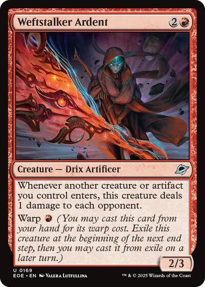 Weftstalker Ardent EOE #169 (Near Mint Uncommon) Magic: The Gathering: Edge of Eternities