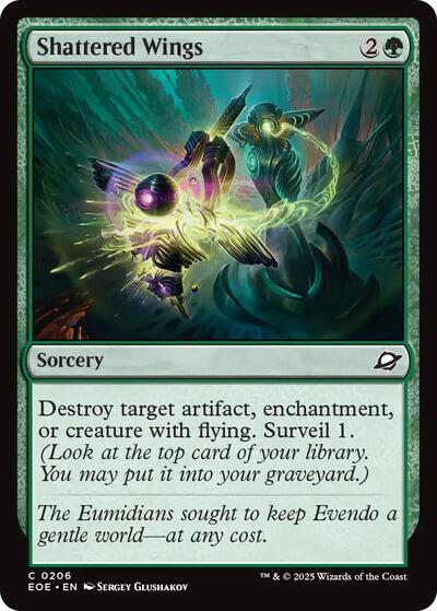 Shattered Wings EOE #206 (Near Mint Common) Magic: The Gathering: Edge of Eternities