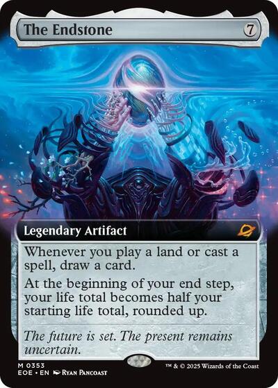 The Endstone Extended Art EOE #353 (Near Mint Mythic Rare) Magic: The Gathering: Edge of Eternities