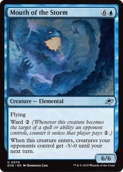 Mouth of the Storm EOE #70 (Near Mint Uncommon) Magic: The Gathering: Edge of Eternities