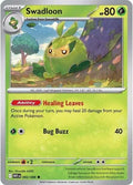Swadloon WHT #002/086 (Near Mint Common) Pokemon: SV: White Flare