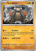 Terrakion Holofoil WHT #054/086 (Near Mint Rare) Pokemon: SV: White Flare