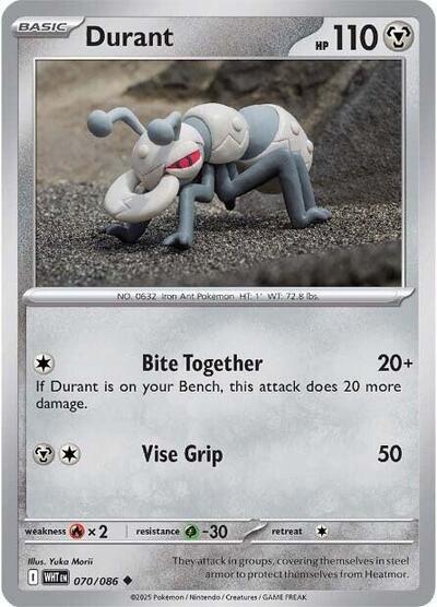 Durant SV: White Flare WHT #070/086 (Uncommon) Pokemon:
