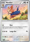 Herdier WHT #075/086 (Near Mint Common) Pokemon: SV: White Flare