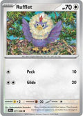 Rufflet Reverse Holofoil BLK #077/086 (Near Mint Common) Pokemon: SV: Black Bolt
