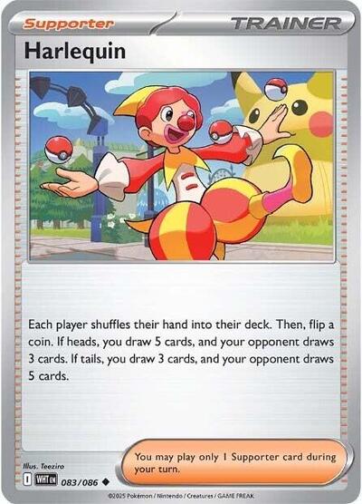 Harlequin WHT #083/086 (Near Mint Uncommon) Pokemon: SV: White Flare