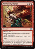 Ruinous Rampage EOE #158 (Near Mint Uncommon) Magic: The Gathering: Edge of Eternities