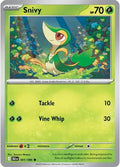 Snivy Reverse Holofoil BLK #001/086 (Near Mint Common) Pokemon: SV: Black Bolt