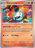 Volcarona Holofoil BLK #016/086 (Near Mint Rare) Pokemon: SV: Black Bolt