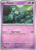 Golett Reverse Holofoil BLK #042/086 (Near Mint Common) Pokemon: SV: Black Bolt