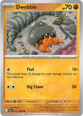 Dwebble Reverse Holofoil BLK #051/086 (Near Mint Common) Pokemon: SV: Black Bolt