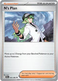 N's Plan Reverse Holofoil BLK #083/086 (Near Mint Uncommon) Pokemon: SV: Black Bolt