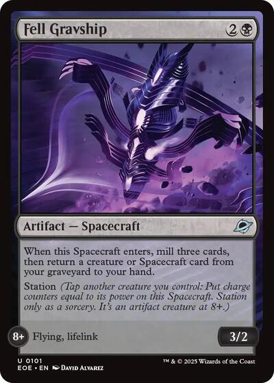 Fell Gravship EOE #101 (Near Mint Uncommon) Magic: The Gathering: Edge of Eternities