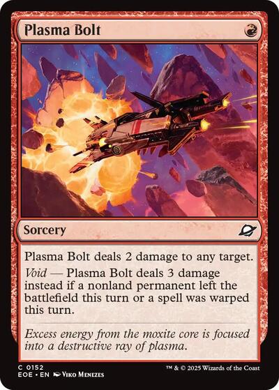 Plasma Bolt EOE #152 (Near Mint Common) Magic: The Gathering: Edge of Eternities
