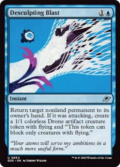 Desculpting Blast EOE #54 (Near Mint Uncommon) Magic: The Gathering: Edge of Eternities