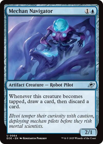Mechan Navigator EOE #64 (Near Mint Uncommon) Magic: The Gathering: Edge of Eternities